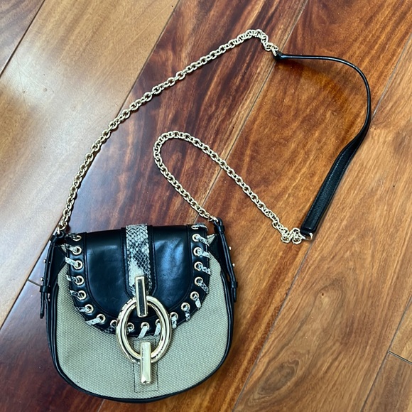 DVF Mixed Media Crossbody - Picture 1 of 5